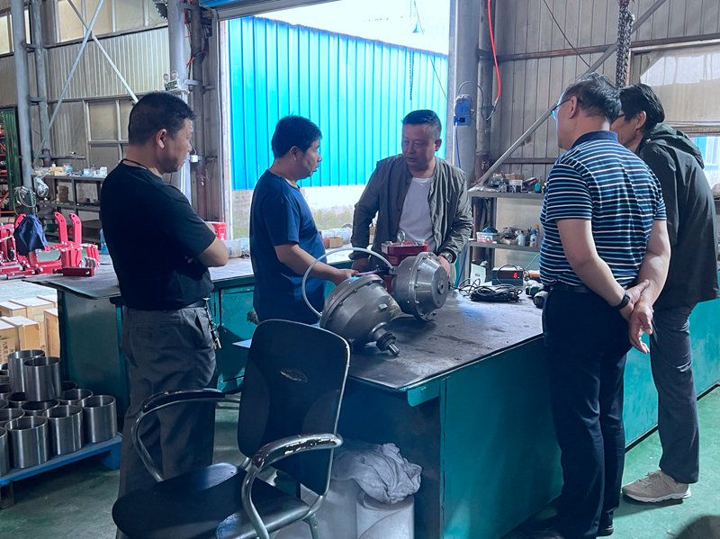 合作伙伴的主要負(fù)責(zé)人來(lái)我廠參觀、調(diào)研